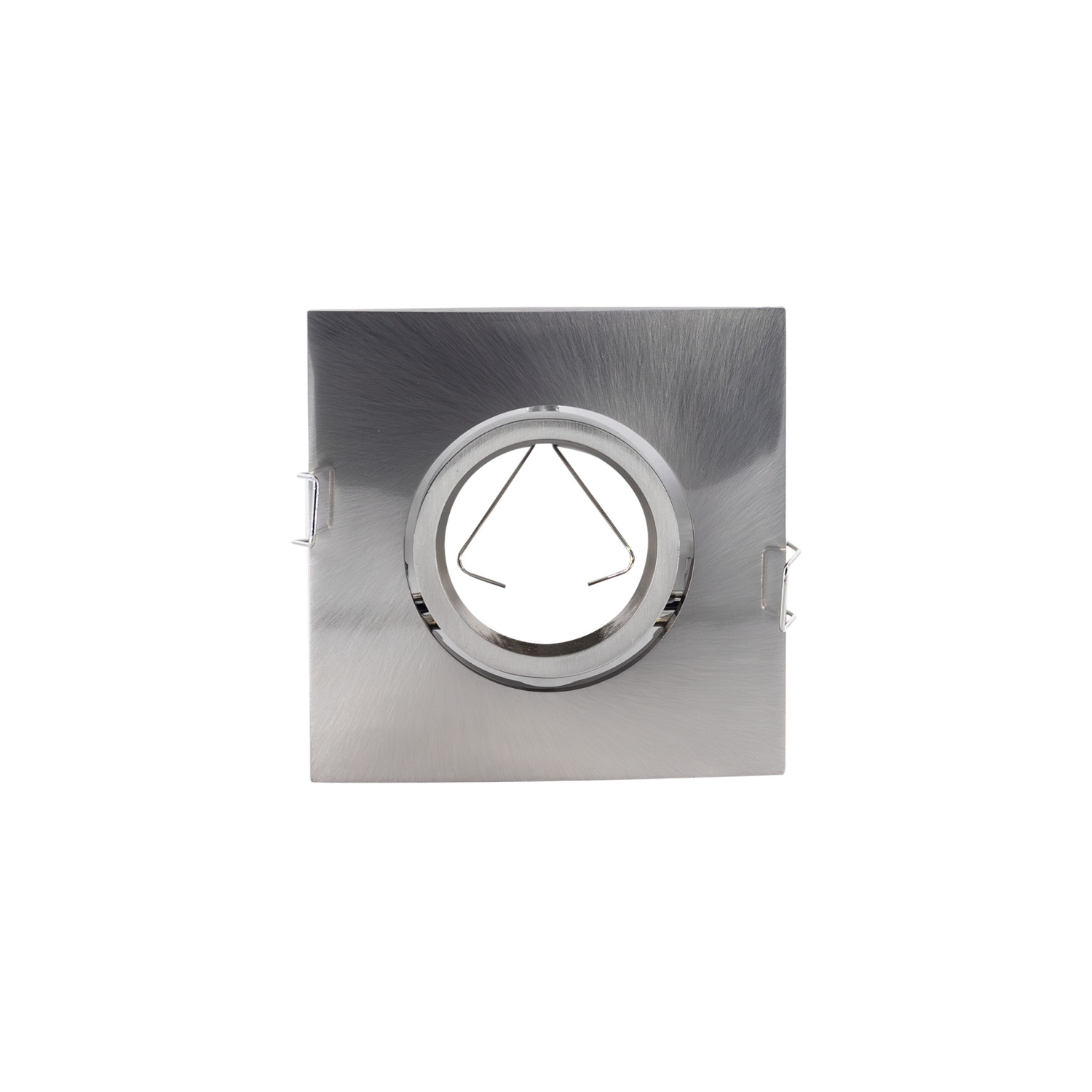 Portalámpara Empotrable Cuadrado Ajustable Casquillo GU10 IP20 10.1x10.1x4cm SECOM Downlight Empotrable 1